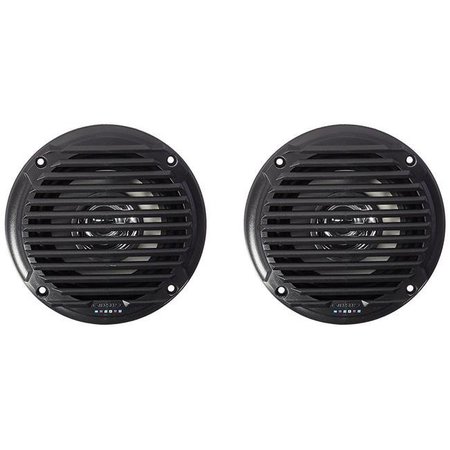ASA ASA A7H-MS5006BR 5 ft. Marine Speakers - Black A7H-MS5006BR